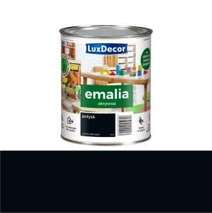 Emalia LuxDecor Czarny Diament 0,75 l akryl. Połysk