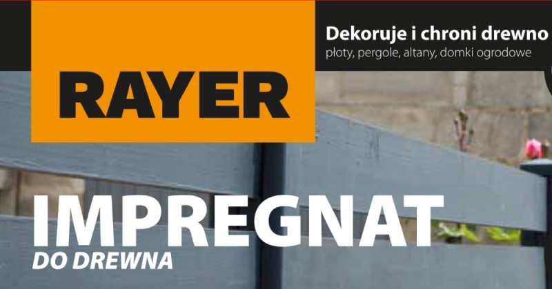 RAYER Impregnat płoty pergole altany domki ogrodowe Sklepdecor.jpg