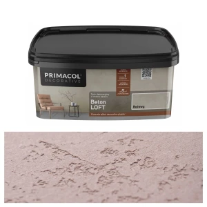 Beton Loft Beżowy PRIMACOL DECORATIVE – tynk dekoracyjny o efekcie betonu 5 kg