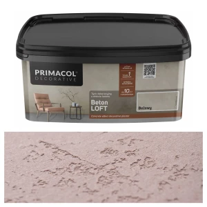 Beton Loft Beżowy PRIMACOL DECORATIVE – tynk dekoracyjny o efekcie betonu 10 kg