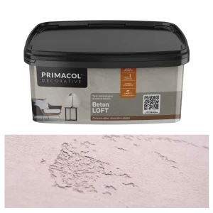 Beton dekoracyjny Loft PRIMACOL DECORATIVE – tynk o efekcie surowego betonu 5 kg