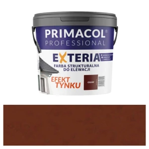 Elewacyjna farba strukturalna Exteria ceglany PRIMACOL PROFESSIONAL 4,5 l