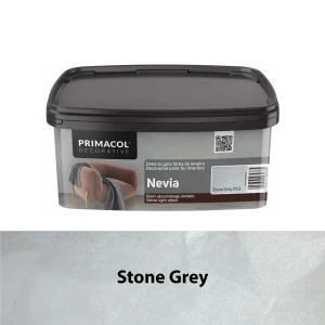 Farba dekoracyjna Nevia Stone Grey (N3) PRIMACOL DECORATIVE – efekt aksamitnej tkaniny 1 l
