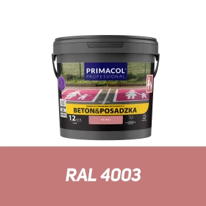 Farba Beton i Posadzka do Betonu i Posadzek Primacol Professional RAL 4003 Fiolet Wrzosowy - 4,5 l