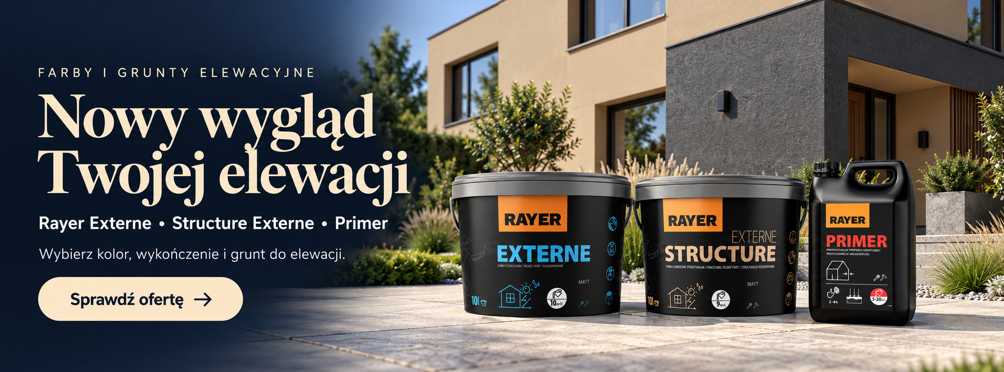 Farby elewacyjne Rayer Sklepdecor